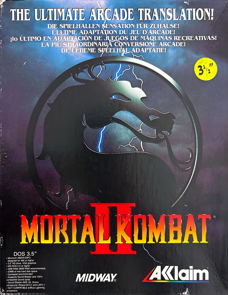 מורטל קומבט מחשבת 1993