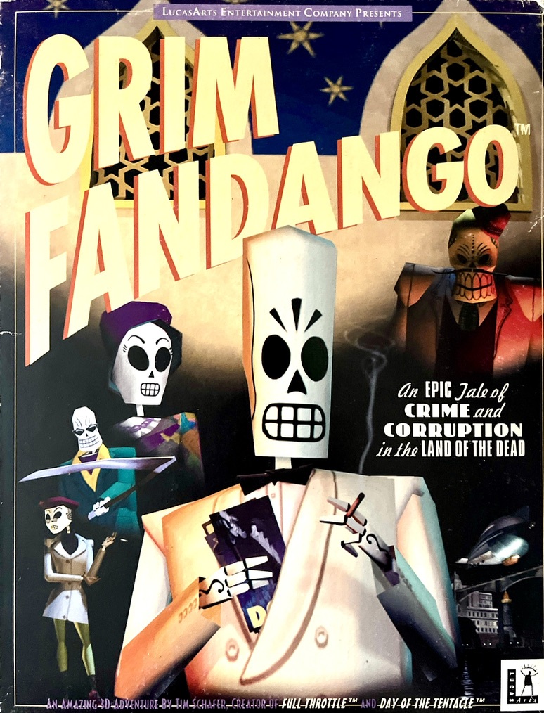 משחק מחשב grim fandango גרים פנדנגו פאנדאנגו פנדאנגו פאנדנגו בהוצאת הד ארצי 1998