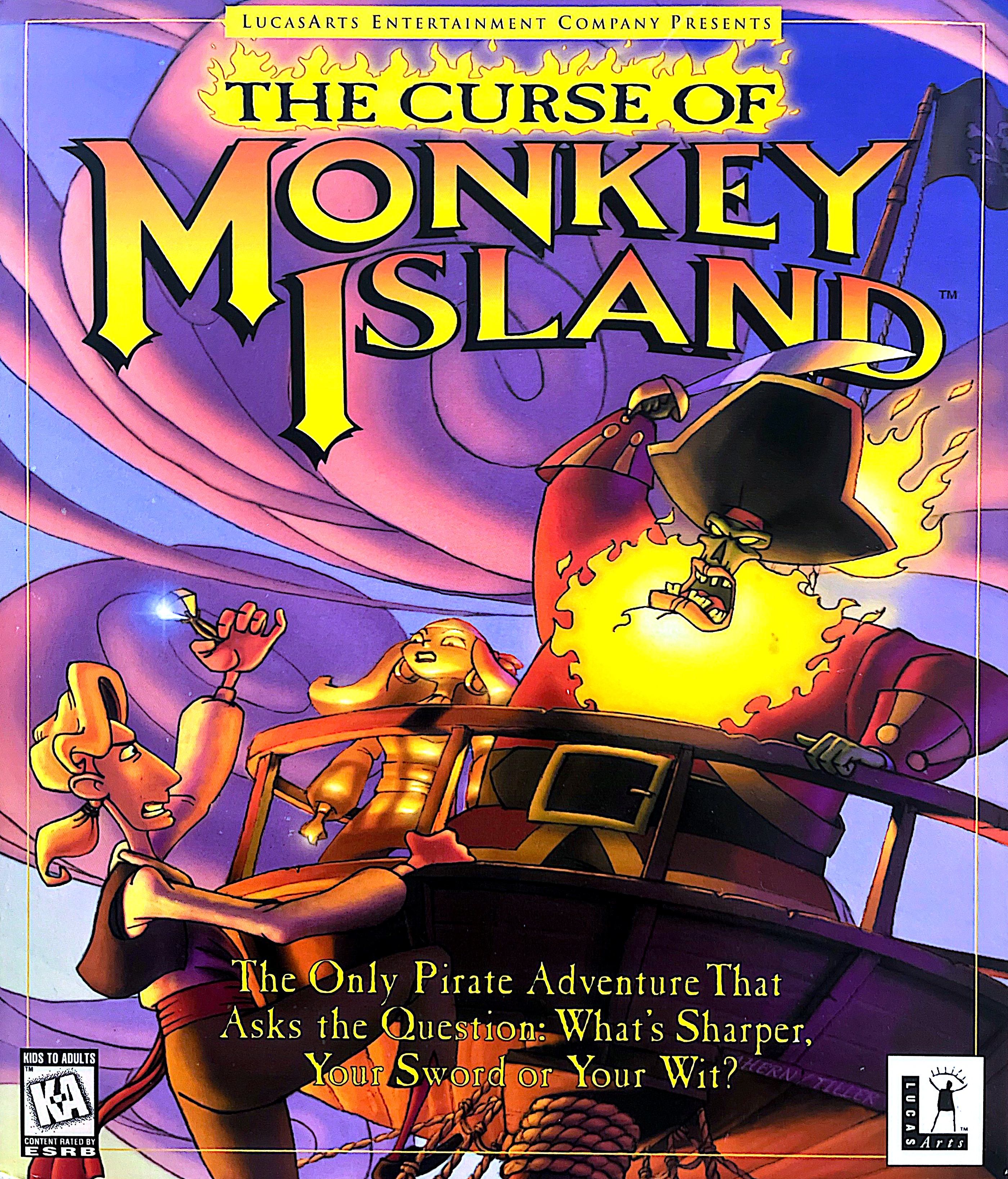 אי הקופים monkey island 3 בהוצאת הד ארצי 1997
