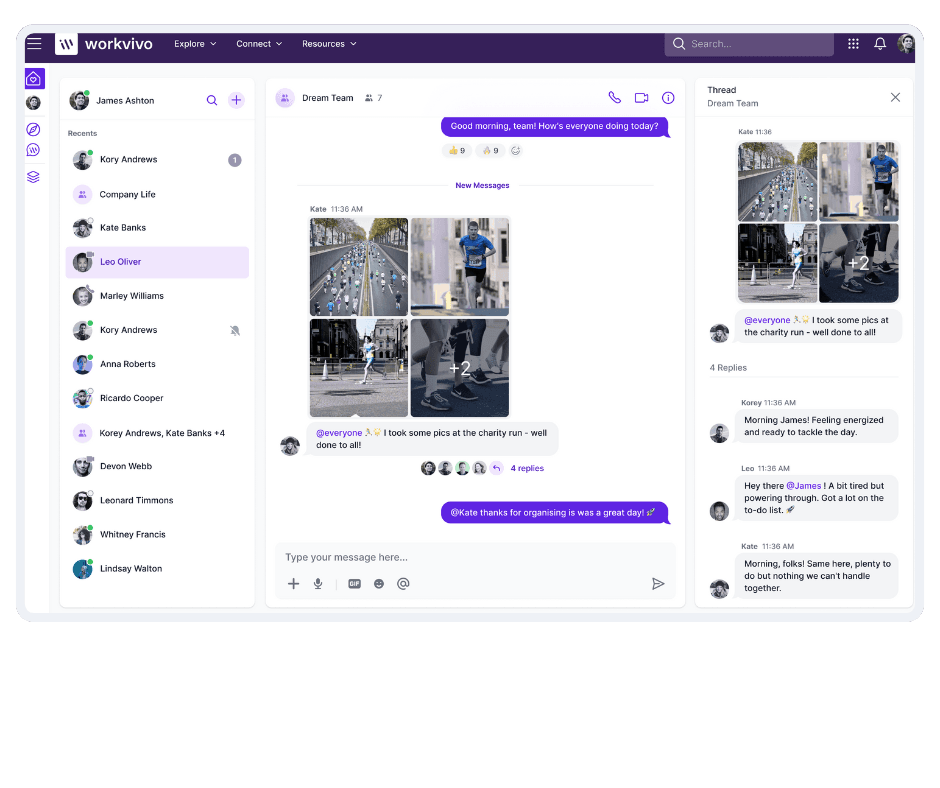 Chat on web
