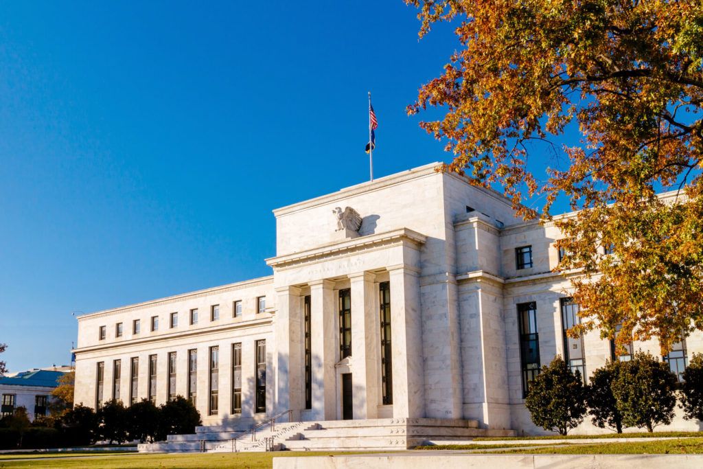 Image of the Federal Reserve building in the U.S.