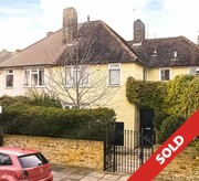 Boileau Road, Barnes SW13 house arranged as two flats
