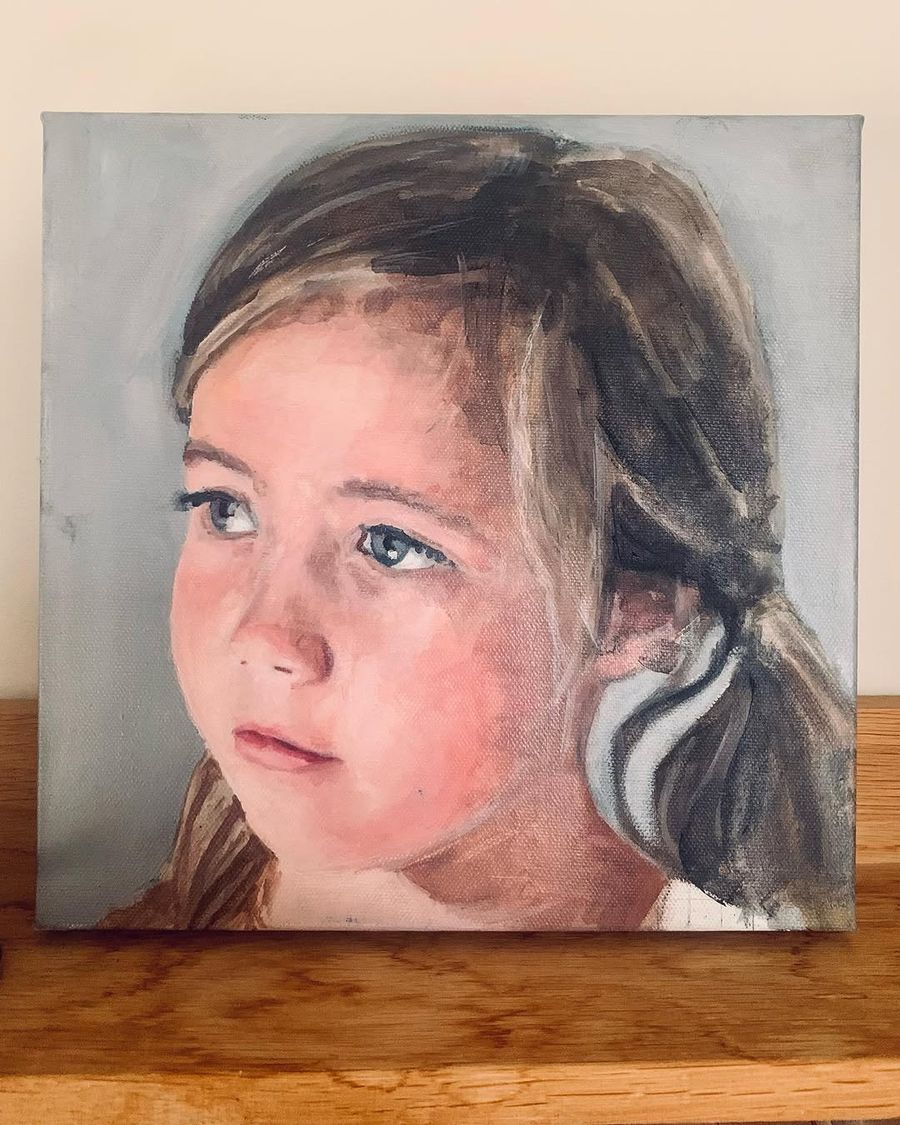 Oil head sketch